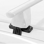 Menabo - Σετ Άκρα (Πόδια) Kit Type G Για Μπάρες Οροφής Delta Black / Silver - 1 Σετ (16840/MB)