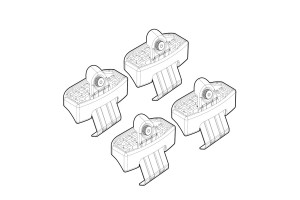 Ακρα Για Μπαρες Nordrive Για Evo EVO4 2017+- 4 τεμ.