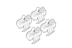 Ακρα Για Μπαρες Nordrive Για Mazda CX-60 2022+ 5D- 4 τεμ.