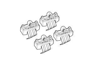 Ακρα Για Μπαρες Nordrive Για Renault Arkana 5D 04/2021+ - 4 τεμ.