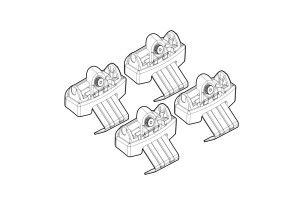 Ποδια Για Μπαρες Nordrive Για Peugeot 3008 12/2023+- 4 Τεμ.