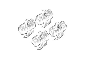 Ποδια Για Μπαρες Nordrive Για Renault Rafale 04/2024+ - 4 τεμ.