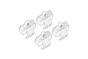 Ποδια Για Μπαρες Nordrive Για Citroen C3 04/2024+ / C3 Aircross 08/2024+ / Opel Frontera 09/24+- 4 Τεμ