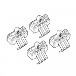 Nordrive - Πόδια Για Μπάρες Για Bmw Serie 2 Active Tourer (U06) 12/2021> 5πορτο Πολυμορφικό - 4 τεμ. (L.N21275)