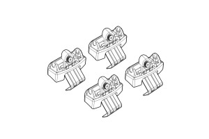 Nordrive - Πόδια Για Μπάρες Για Bmw Serie 2 Active Tourer (U06) 12/2021> 5πορτο Πολυμορφικό - 4 τεμ. (L.N21275)