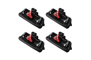 Alfa Romeo Stelvio 03/2017+ Ακρα K1098W Για Μπαρες Whispbar - 4 Τεμ