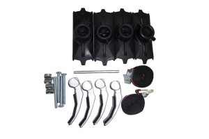 Συστημα Δεσης L Quick Fix Hook Kit 80mm Για Μπαγκαζιερες Mania 400/460/580 Σε Μπαρες Οροφης Menabo