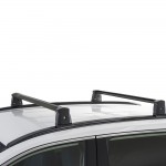 Μπαρες Οροφης Αλουμινιου Oe Για Toyota RAV4 XA50 2018+ / Suzuki Across 2020+ Σε Μαυρο Χρωμα Με Απλη Οροφη Menabo - 2 ΤΕΜ.