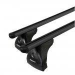 Μπαρες Οροφης Αλουμινιου Μαυρη (L) 127 Cm Helio Black max90kg​ Nordrive - 2 TEM.
