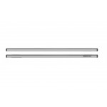 Μπαρες Οροφης Αλουμινιου Delta L Silver 141 Cm Σε Ασημι Χρωμα Για Απλη Οροφη Menabo - 2 ΤΕΜ.