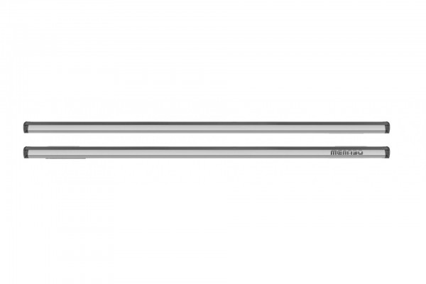 Μπαρες Οροφης Αλουμινιου Delta L Silver 141 Cm Σε Ασημι Χρωμα Για Απλη Οροφη Menabo - 2 ΤΕΜ.
