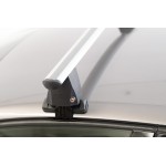 Μπαρες Οροφης Αλουμινιου Delta L Silver 141 Cm Σε Ασημι Χρωμα Για Απλη Οροφη Menabo - 2 ΤΕΜ.
