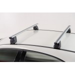 Μπαρες Οροφης Αλουμινιου Delta L Silver 141 Cm Σε Ασημι Χρωμα Για Απλη Οροφη Menabo - 2 ΤΕΜ.