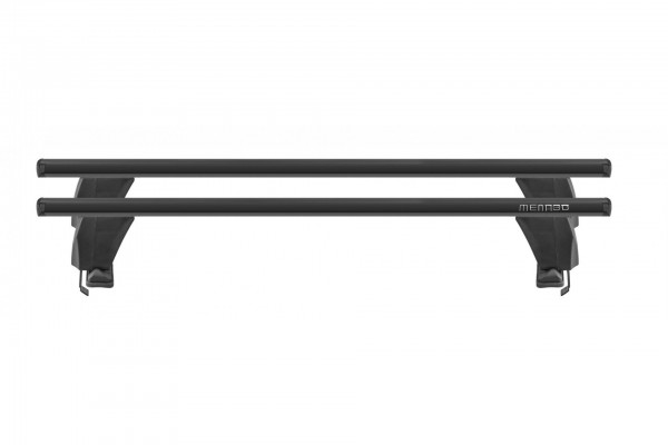 Μπαρες Οροφης Αλουμινιου Delta L Black 141 Cm Σε Μαυρο Χρωμα Για Απλη Οροφη Menabo - 2 ΤΕΜ.