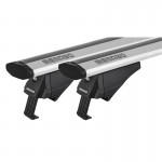 Μπαρες Οροφης Αλουμινιου Blade L Silver 127cm Με Ακρα Alfa High Για Flush / Standard Rails Menabo - 2 ΤΕΜ.