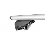 Μπαρες Οροφης Αλουμινιου Blade L Silver 127cm Με Ακρα Gamma Flat Για Flush / Standard Rails Menabo - 2 ΤΕΜ.