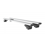 Μπαρες Οροφης Αλουμινιου Blade L Silver 127cm Με Ακρα Gamma Flat Για Flush / Standard Rails Menabo - 2 ΤΕΜ.