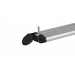 Μπαρες Οροφης Αλουμινιου Blade L Silver 127cm Με Ακρα Gamma Flat Για Flush / Standard Rails Menabo - 2 ΤΕΜ.