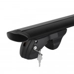 Μπαρες Οροφης Αλουμινιου Fender 118 Cm Σε Μαυρο Χρωμα Για Οροφη Με Standard / Raised Rails Menabo - 2 ΤΕΜ.