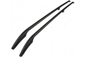 Fiat Doblo 2010+ /OPEL Combo 2010-2018ΠΑΡΑΛΛΗΛΕΣ Μπαρες Οροφης Αλουμινιου L2 Elegance Μαυρες Omtec - 2 TEM.