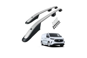 Παραλληλες Μπαρες Οροφης Αλουμινιου Elegance L1 Για Ford Tourneo Custom 2023+ Μεγιστο Βαρος Φορτιου 75KG Omtec - 2 TEM.