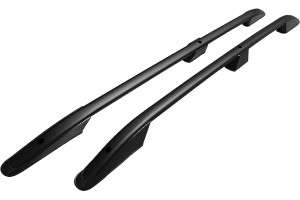 Citroen Jumpy 2016+ Παραλληλες Μπαρες Οροφης Αλουμινιου L3 Μαυρες Οmtec - 2 TEM.