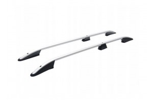 Opel Combo 2019+ Παραλληλες Μπαρες Οροφης L2 Αλουμινιου Ασημι Οmtec - 2 TEM.