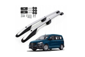 Παραλληλες Μπαρες Οροφης Αλουμινιου Elegance L1 Για Mercedes Citan 2021+ Μεγιστο Βαρος Φορτιου 75KG Omtec - 2 TEM.