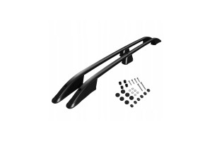 Παραλληλες Μπαρες Οροφης Αλουμινιου Σε Μαυρο Χρωμα Elegance L1 Για Vw Caddy 2003-2015 Μεγιστο Βαρος Φορτιου 75KG Omtec - 2 TEM.