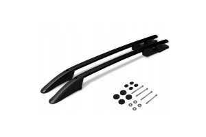 Παραλληλες Μπαρες Οροφης Αλουμινιου Σε Μαυρο Χρωμα Sport Για Vw Amarok 2010-2022 Μεγιστο Βαρος Φορτιου 75KG Omtec - 2 TEM.