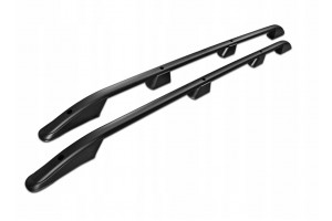 Vw Caddy 2021+ Παραλληλες Μπαρες Οροφης L1 Αλουμινιου Μαυρες Οmtec - 2 Temαχια