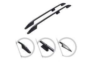 Nissan NV200 2010+ΠΑΡΑΛΛΗΛΕΣ Μπαρες Οροφης Αλουμινιου Διαιρουμενες Omtec - 2 TEM.