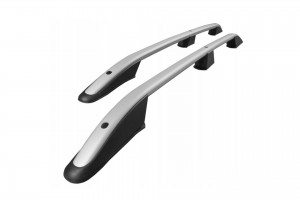 Toyota Proace City 2019+ΠΑΡΑΛΛΗΛΕΣ Μπαρες Οροφης Αλουμινιου L1 Ασημι Omtec - 2 ΤΕΜ.