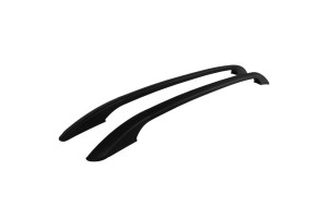 Porsche Macan 2014+ΠΑΡΑΛΛΗΛΕΣ Μπαρες Οροφης Αλουμινιου Μαυρες Solid Omtec - 2 TEM.