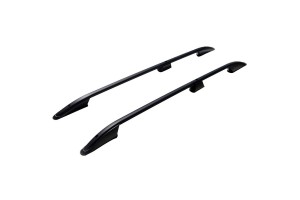 Citroen BERLINGO/OPEL Combo E /PEUGEOT Partner 19+ Παραλληλες Μπαρες Οροφης Αλουμινιου L1 Μαυρες Omtec - 2 ΤΕΜ.