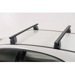 Μπαρες Οροφης Αλουμινιου Delta L Black 141 Cm Roof Rack Σετ Σε Μαυρο Χρωμα Με Προστατευτικα Καπακια Ακρων Για Απλη Οροφη Menabo - 2 ΤΕΜ.