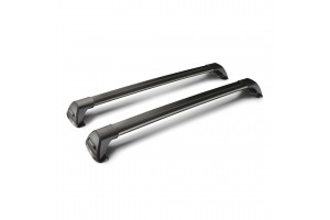 Μπαρες Οροφης Αλουμινιου Μαυρη Whispbar Flush Mixed 90+95cm Με Κλειδι - 2 TEM.