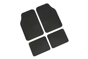 Πατακια Λαστιχο Drena Gomma 4 Universal Μαυρα 43,5x66cm+44,5x33,5cm Lampa - 4 Τεμ