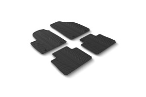 Πατακια Sumisura Λαστιχο Σε Μαυρο Χρωμα Me Κουμπωματα Για Mg Hs 11/2024+ Lampa - 4 ΤΕΜ.​