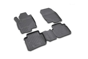 Mitsubishi Colt 3D/5D06/2004-12/2008ΠΑΤΑΚΙΑ Μαρκε Λαστιχο Σκαφακια (ΜΑΥΡΟ) - 4 ΤΕΜ.