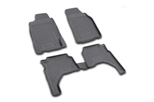 Mitsubishi L200 4D 1996-2005 Πατακια Μαρκε Λαστιχο Σκαφακια (ΜΑΥΡΟ) - 4 ΤΕΜ.