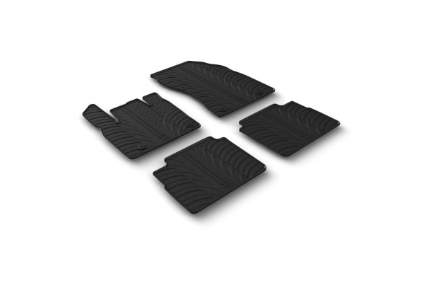 Μαρκε Πατακια Σε Σκαφη Λαστιχο Για Nissan X-TRAIL 10/2022+ ΥΒΡΙΔΙΚΟ/ΑΥΤΟΜΑΤΟ (HYBRID/ AUTOMATIC) Sumisura Σε Μαυρο Χρωμα Me Κουμπωματα Lampa - 4 ΤΕΜ.
