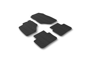 Πατακια Sumisura Λαστιχο Σε Μαυρο Χρωμα Me Κουμπωματα Για Peugeot 5008 5D Αυτοματο 09/2024+ Lampa - 4 ΤΕΜ.​