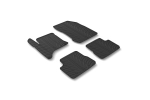 Πατακια Λαστιχο Σε Μαυρο Χρωμα Me Κουμπωματα Για Peugeot 208 5D 09/2023+ / Opel Corsa F 5D 07/2023+ (AYTOMATO/HYBRID) Lampa - 4 ΤΕΜ.​