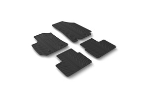 Renault Arkana 04/2021+ ​ΜΑΡΚΕ Πατακια Λαστιχο Με Κουμπωματα Lampa - 4 Τεμ