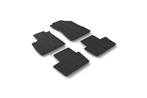 Renault Austral 09/2022+ (AYTOMATO/Mhev)ΜΑΡΚΕ Πατακια Sumisura Λαστιχο Σε Μαυρο Χρωμα Me Κουμπωματα Lampa - 4 ΤΕΜ.