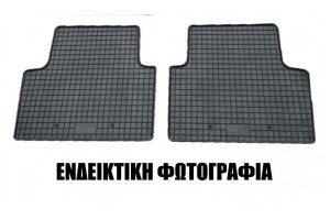 Renault Express 2D 2021+ Μαρκε Πατακια Λαστιχο Σε Μαυρο Χρωμα Με Κουμπωματα Cik - 2 ΤΕΜ.