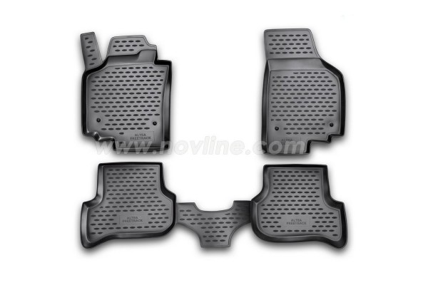 Seat Altea Xl 01/2007+ Πατακια Μαρκε Λαστιχο Σκαφακια (ΜΑΥΡΟ)