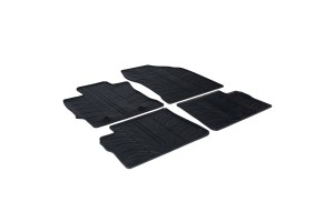 Toyota Auris 5D/TOURING Sports 12/2012-03/2019 Μαρκε Πατακια Sumisura Λαστιχο Σε Μαυρο Χρωμα Me Κουμπωματα Lampa - 4 ΤΕΜ.​