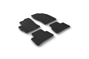 Μαρκε Πατακια Σε Σκαφη Λαστιχο Για Toyota Corolla Cross 5D 09/2022+ (AYTOMATO/ΥΒΡΙΔΙΚΟ) Sumisura Σε Μαυρο Χρωμα Me Κουμπωματα Lampa - 4 ΤΕΜ.